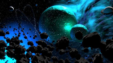 wallpaper planets, asteroids, space, nebula, galaxy HD : Widescreen : High Definition : Fullscreen