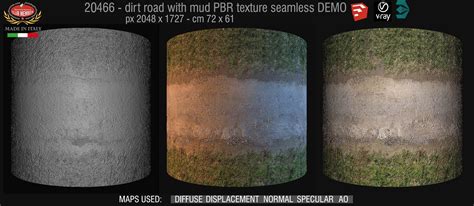 Dirt road texture seamless 20466