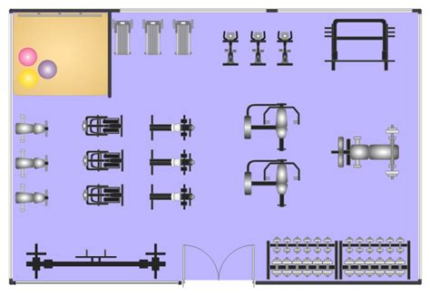 Gym layout plan | Gym layout | Gym equipment layout floor plan | Gym ...