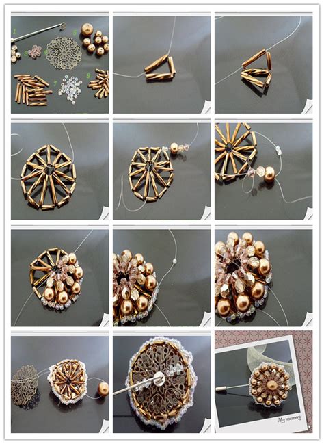 DIY tips of gorgeous brooch – Nbeads