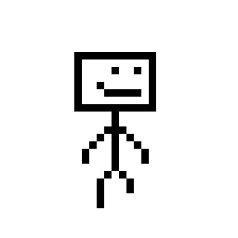 pixelated stickman walking animation by mariolover2011 on Newgrounds