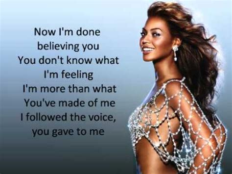 Beyonce - Listen Lyrics - YouTube