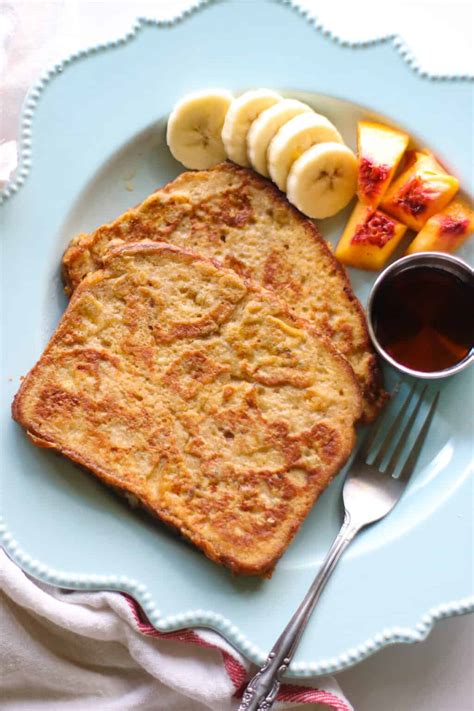 Healthy Banana French Toast - MJ and Hungryman