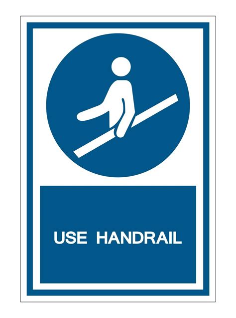 Use Handrail Symbol Sign 2306753 Vector Art at Vecteezy