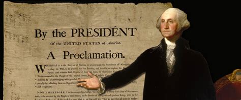 George Washington's Thanksgiving Proclamation from 1789