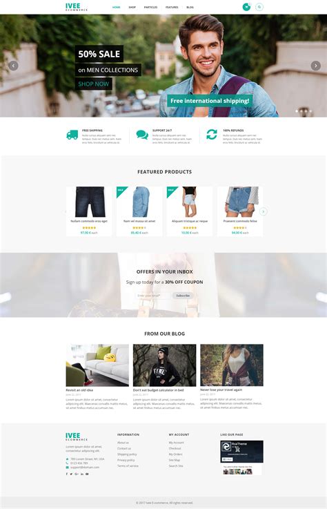 Minimalist Joomla Ecommerce Template for HikaShop | Joomla templates, Ecommerce template, Ecommerce