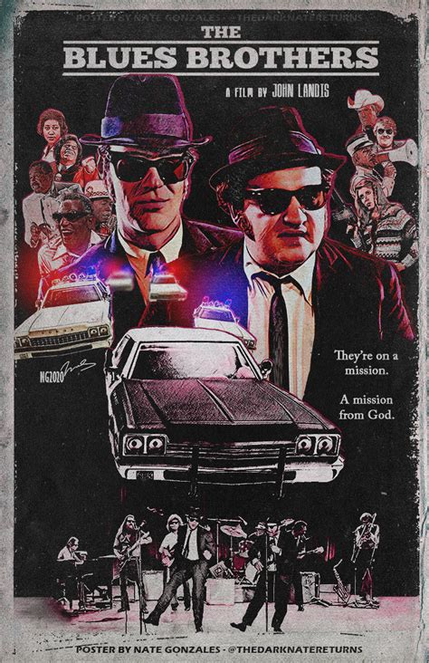 THE BLUES BROTHERS | Poster By Thedarknatereturns