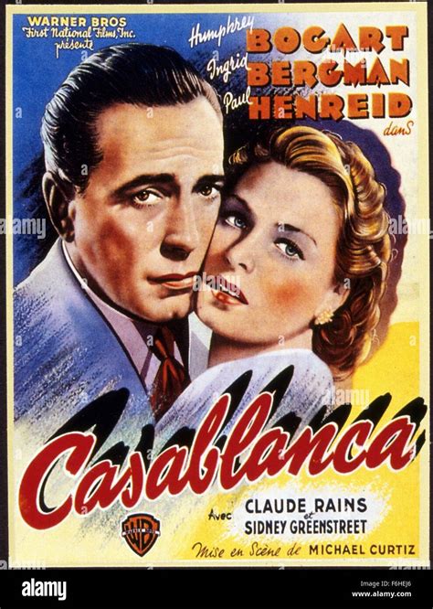 Casablanca movie poster 1942 hi-res stock photography and images - Alamy