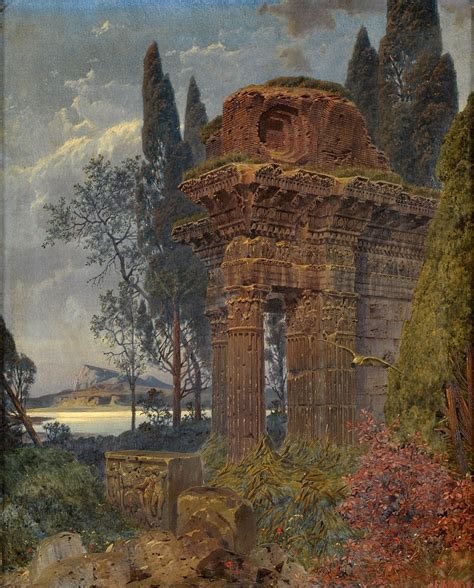 "Ruin Landscape" Ferdinand Knab - Artwork on USEUM