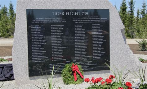 Tiger Flight 739 Memorial in Columbia Falls, Maine - Find a Grave ...