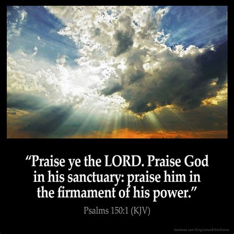 Psalms 150:1 Inspirational Image