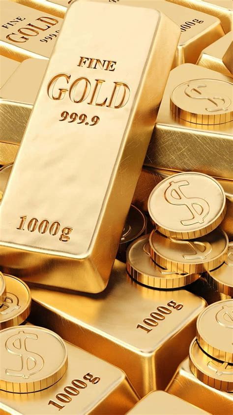 Download Fine Gold Bar Coin Wallpaper | Wallpapers.com