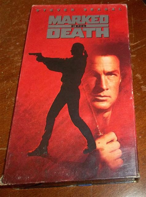 STEVEN SEAGAL is Marked For Death vhs video Karate Judo