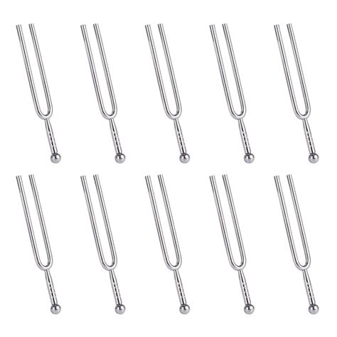 10X 440Hz A Tone Stainless Steel Tuning Fork Tuner Tunning Musical ...