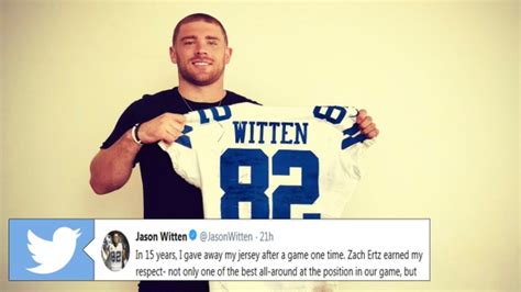 Jason Witten explains why he gave Eagles' Zach Ertz the only jersey he ...