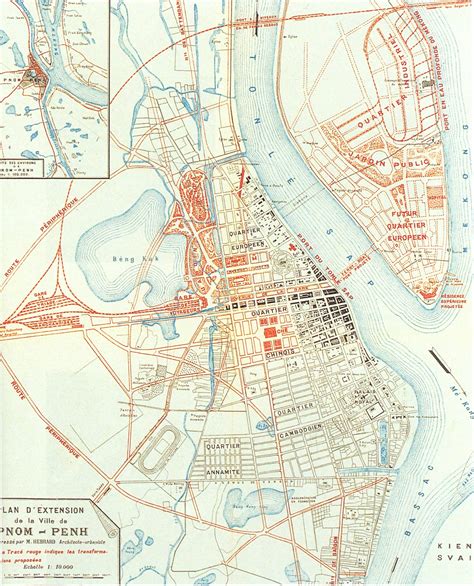 The evolution of Phnom Penh, as seen through maps