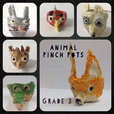 BES Art: Pinch Pot Animals