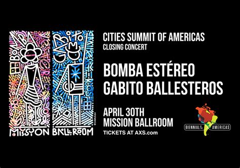 Bomba Estéreo + Gabito Ballesteros - Cities Summit of the Americas Closing Concert — Biennial of ...