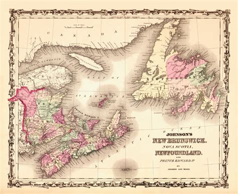 Canada 1862 (Eastern) - Kroll Antique Maps