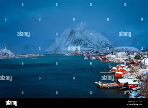 Reine fishing village, Norway Stock Photo - Alamy