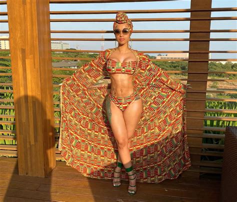 We Found The Curvy Girl Version Of Cardi B's African Swimsuit | Essence