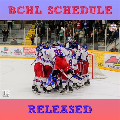 BCHL Schedule Released | Prince George Spruce Kings