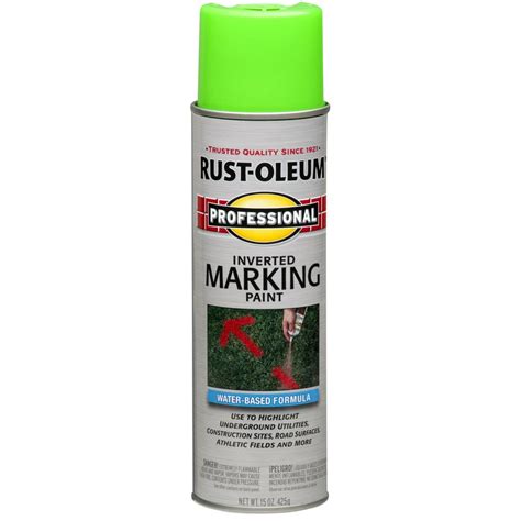 Shop Rust-Oleum Professional Marking Fluorescent Green Fluorescent Fade ...