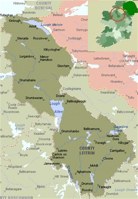 Map Leitrim