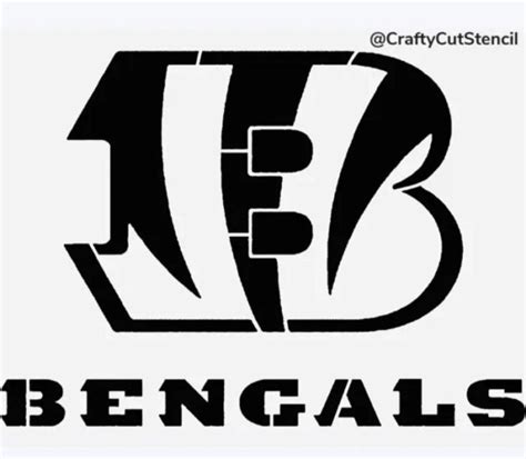 Cincinnati Bengals 1 Stencil Durable & Reusable Stencils 7x4 - Etsy