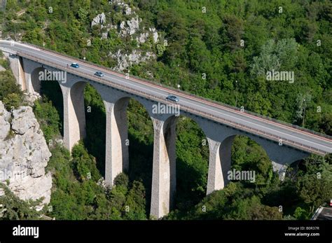 viaduct road bridge, eze, south of france Stock Photo - Alamy