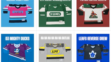 News: Every Available Jersey for Summer Hockey 2023 - LUG Sports