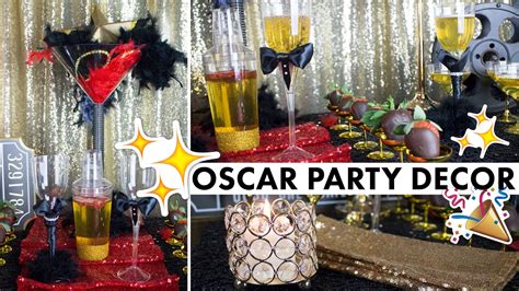 Hollywood Party Theme Oscar Centerpiece Decorations | BalsaCircle.com - YouTube