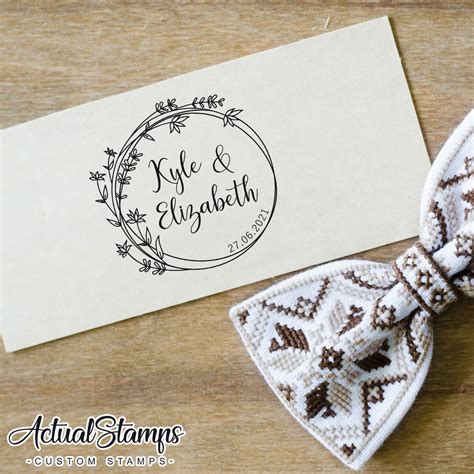 Wedding Stamp Wedding Stamps Customize Stamp Personalized - Etsy