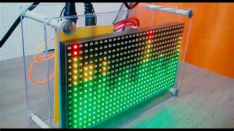 Arduino Spectrum Analyzer | 16x32 RGB LED-matrix - YouTube