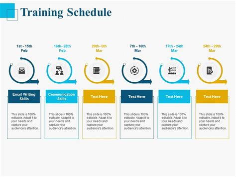 Training Schedule Ppt Powerpoint Presentation Samples | Presentation Graphics | Presentation ...