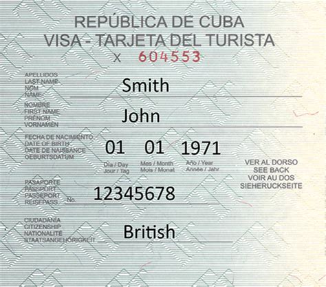 cuba visas .com - Tourist Card Essential Information