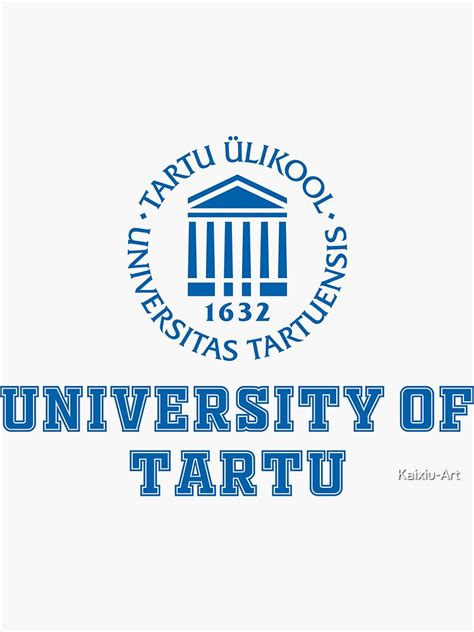 "University of Tartu" Sticker for Sale by Kaixiu-Art | Redbubble