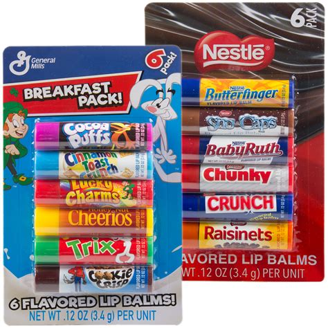 12pc Candy Flavored Lip Balm Assorted Flavors Chapstick Gloss Pez Nerds ...