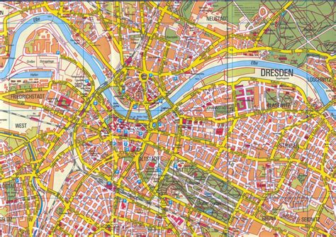 Dresden Map - Germany