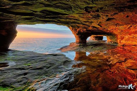 Lake Superior Sea Cave Upper MIchigan by John McCormick on 500px ...