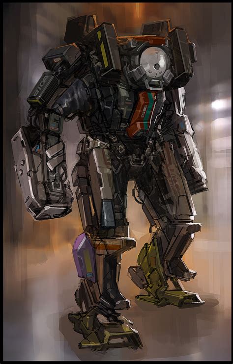 ArtStation - MECH Suit Character Concept Art - Cyberpunk 2077, James ...