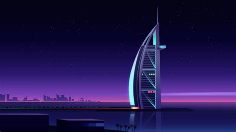 Burj Al Arab Artwork Wallpapers | HD Wallpapers | ID #25062