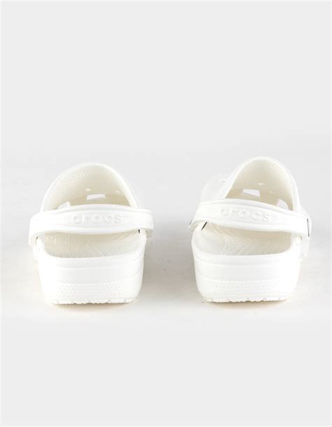 CROCS Classic Unisex White Clogs - WHITE | Tillys