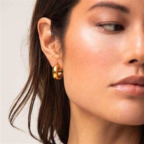 Mini Bold Hoop Earrings – SOKO #hoopearrings | Small gold hoop earrings, Tiny hoop earrings ...