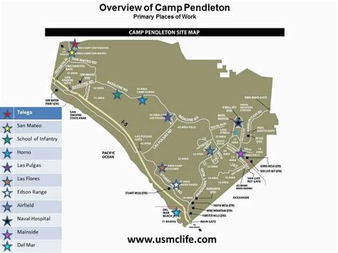 Map Of Camp Pendleton California | secretmuseum