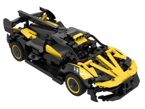 LEGO MOC 42151 Bugatti Bolide TLG RC by mla2 | Rebrickable - Build with LEGO