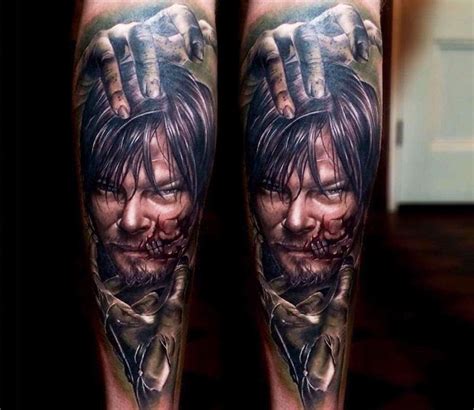 Daryl Dixon tattoo by Sam Barber Tattoo | Post 13204