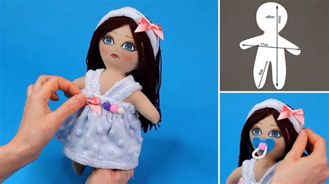 DIY a fabric doll easily and simply - everyone can handle it! - YouTube