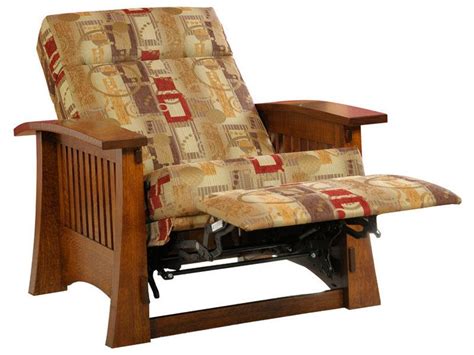 Craftsman Mission Style Wall Hugger Recliner - Weaver Furniture Sales