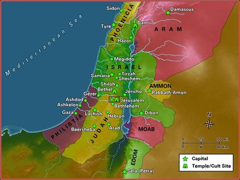 Ancient Israel Map Quiz - Best Map of Middle Earth